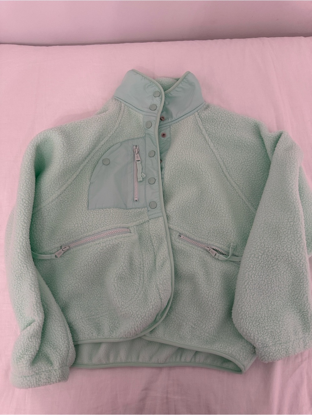 FP Movement by Free People Mint Green Hit the Slopes Jacket